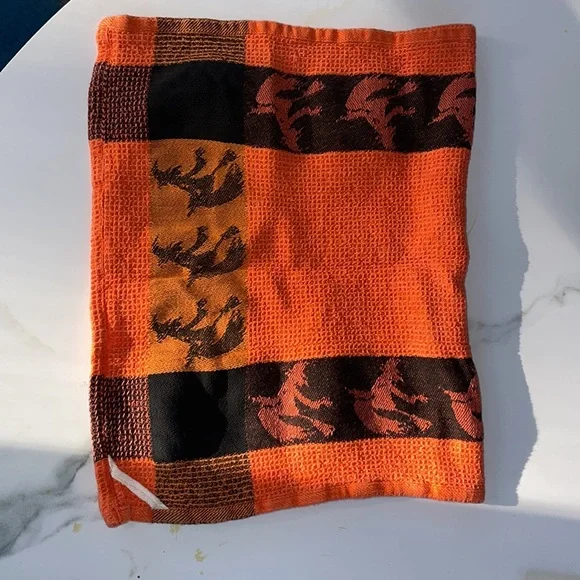 Halloween Kitchen Towel - large waffle weave kitchen towel with hanging loop - Picture 3 of 4